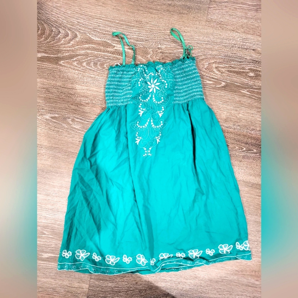 Papaya  Teal Sundress